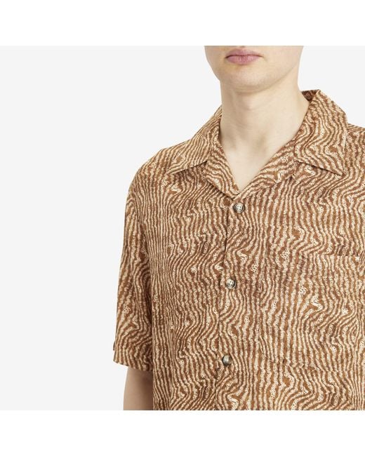 ACMH by Magic Castles Natural Marcus James Wave Vacation Shirt for men
