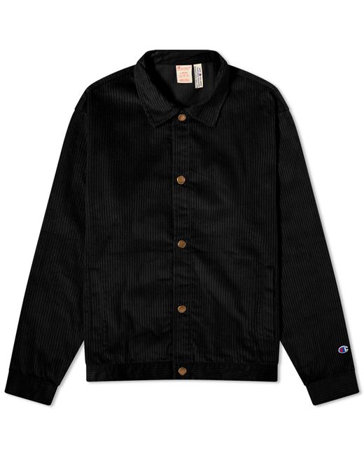 Champion Black Corduroy Shirt Jacket for men