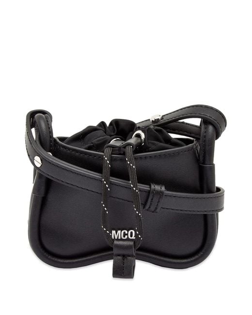 McQ Alexander McQueen Black Bpm Mini Cross Body Bag