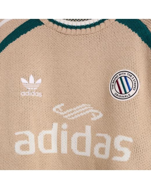 Adidas Natural Adicolor Crew Knit