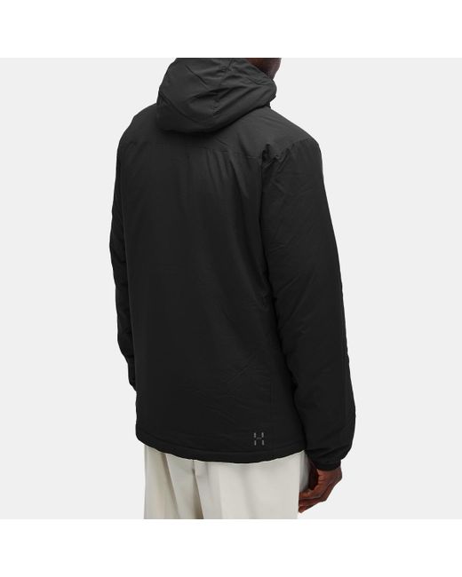Haglöfs Black Mimic Alert Hooded Jacket for men