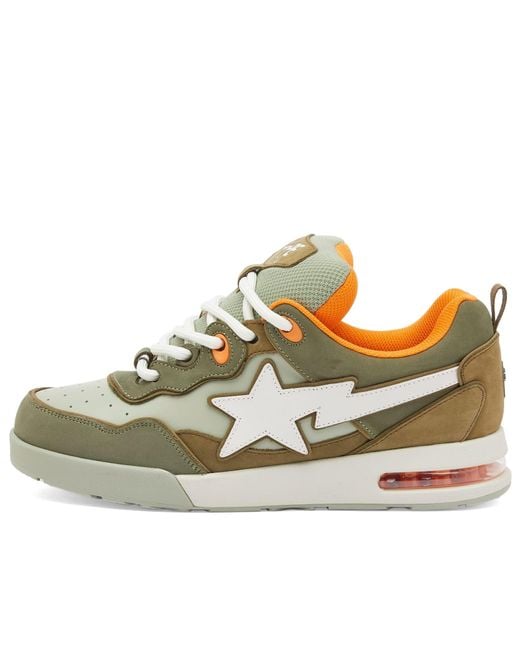 A Bathing Ape Green Road Sta New Sneaker for men