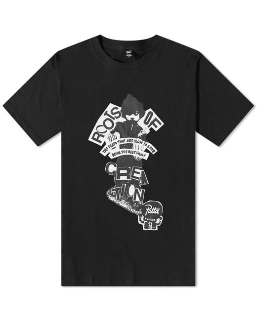 PATTA Black Roots T-Shirt for men