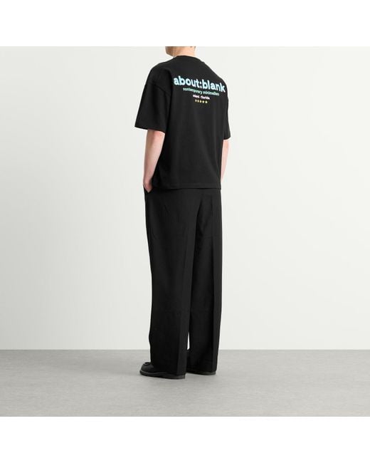 About Blank Black Vercetti T-Shirt for men