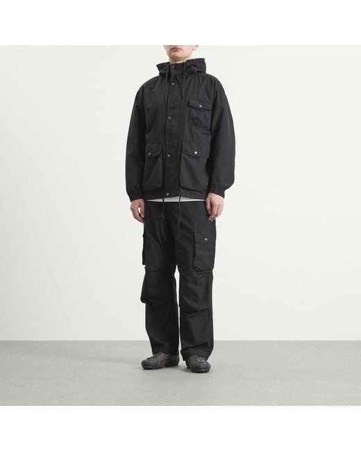 Snow Peak Black Light Dobby Cloth Trousers for men