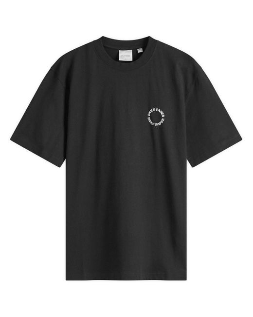 Daily Paper Black Orbit T-Shirt for men