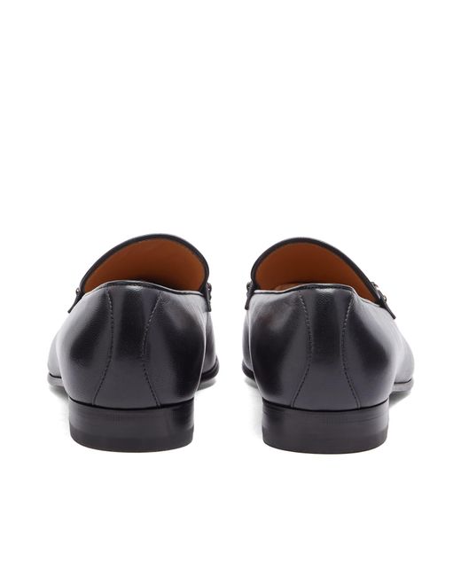 Gucci Leather Loafer in Black for Men | Lyst