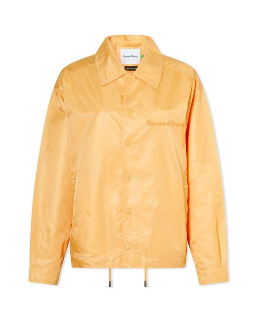 House Of Sunny Yellow Day Tripper Tech Bomber Jacket