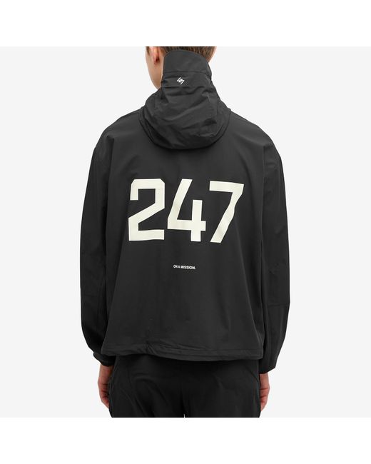 Represent Black 247 Hooded Training Jacket for men