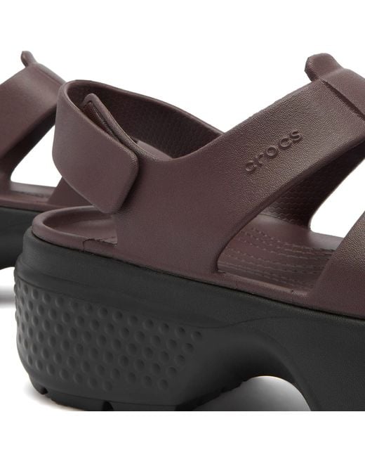 CROCSTM Brown Stomp Fisherman Sandal