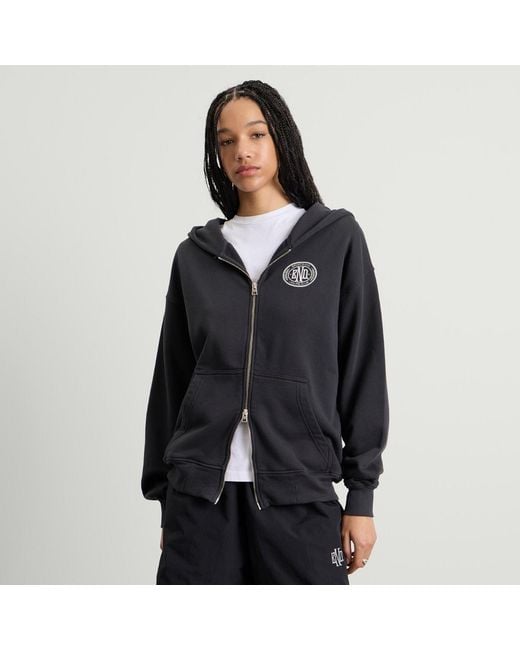 END. Black Leisure Zip Hoodie