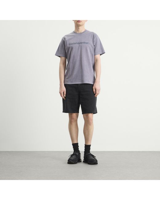 Thisisneverthat Purple T-Logo T-Shirt for men