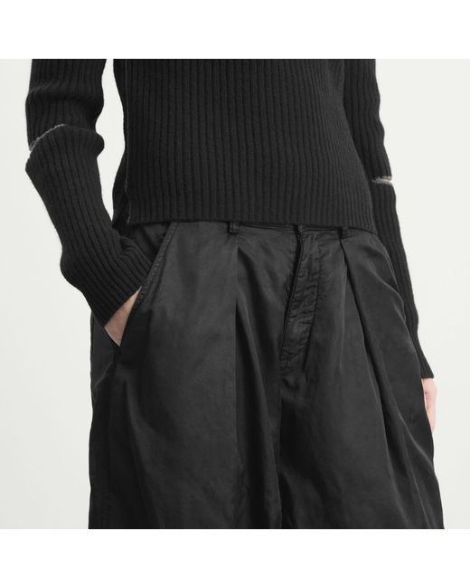 YMC Gray Deadbeat Satin Trousers