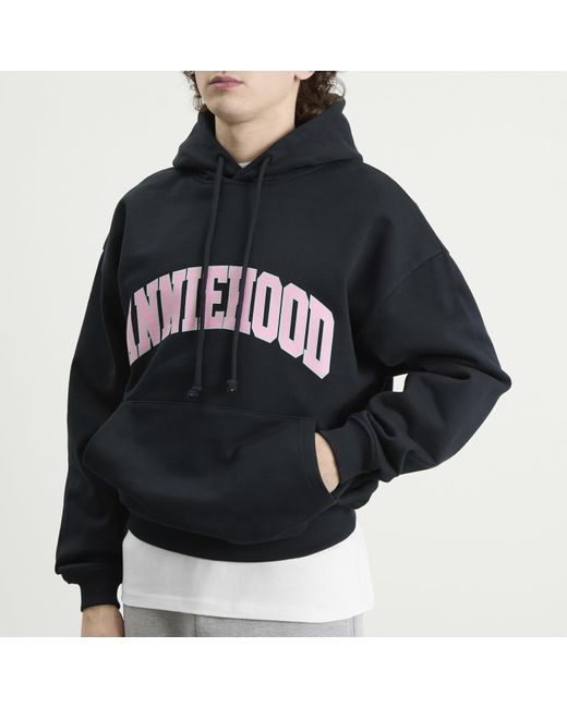 Annie Hood Blue College Arch Hoodie for men