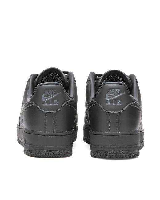 Nike Black Air Force 1 '07 Fresh Sneakers for men