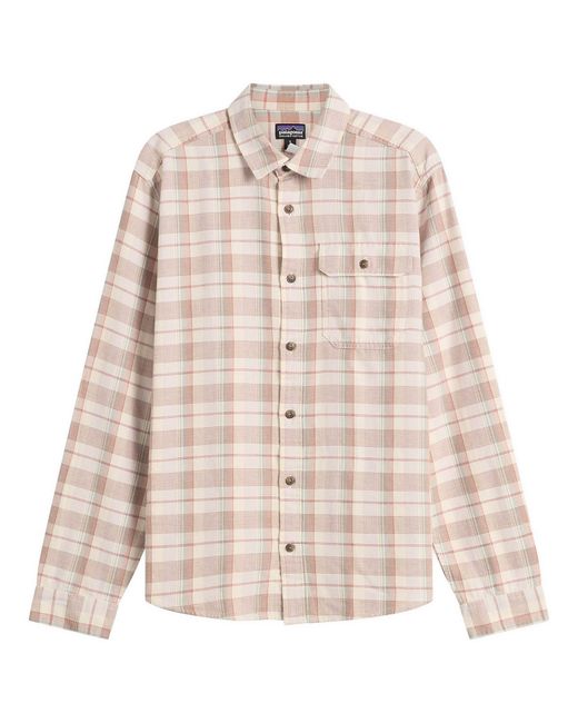 Patagonia Natural Lightweight Fjord Flannel Shirt for men