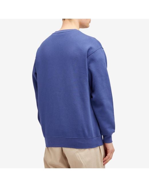 Dime Blue Cursive Power Sweatshirt for men