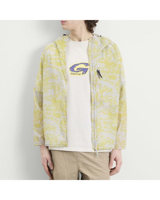 Gramicci Yellow Flyweight Hooded Jacket for men