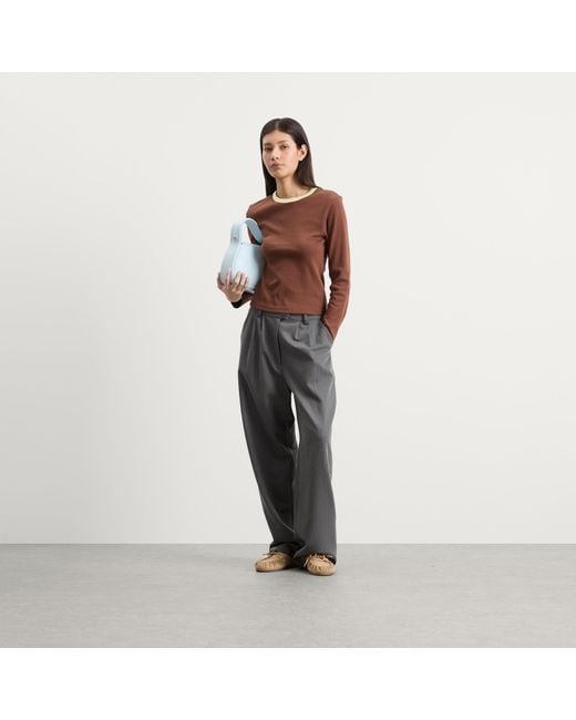 Hosbjerg Brown Babette Long Sleeve T-Shirt