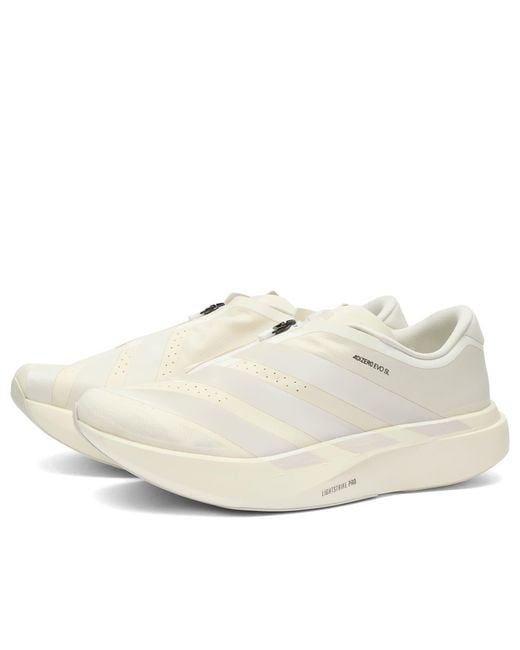 Adidas White Evo Sl Zip Sneaker for men