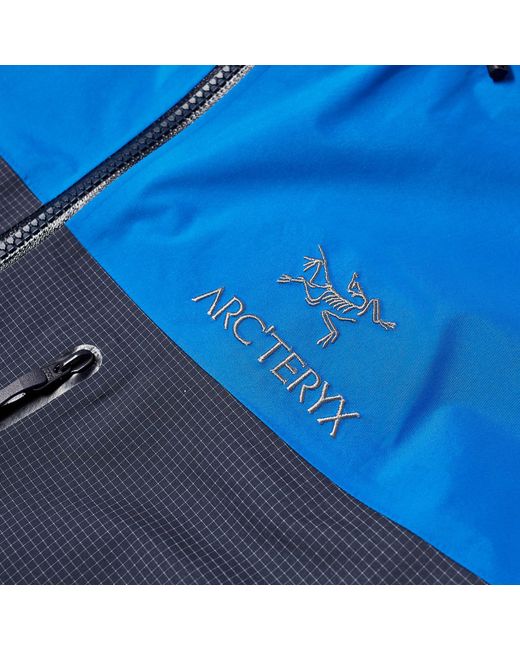 Arc'teryx Blue Alpha Jacket Sapphire/Light Vitality for men