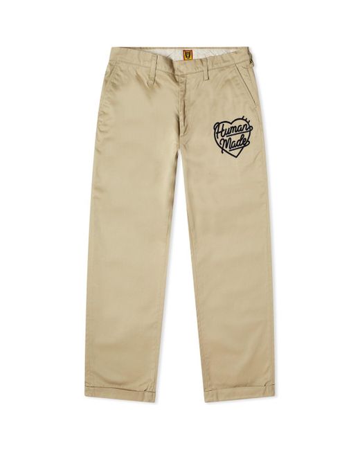 Human Made Natural Chino Trousers for men