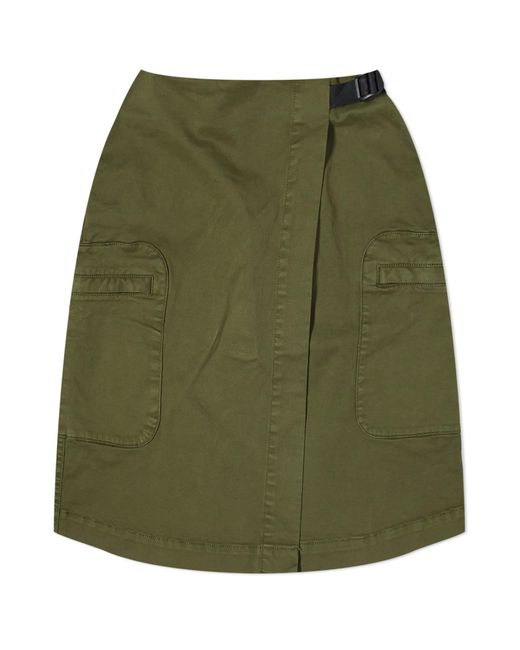 Gramicci Green Wrap Mini Skirt