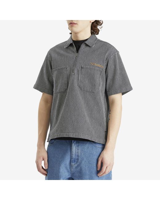 No Problemo Gray Mini Problemo Ss Work Shirt for men