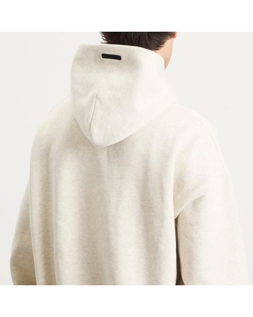 Fear Of God White Signature Classic Hoodie for men