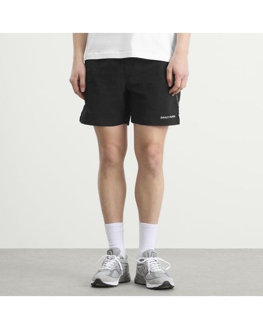 Daily Paper Black Mehani Shorts for men