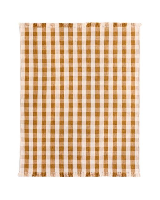 Pendleton Metallic Fringed Cotton Throw