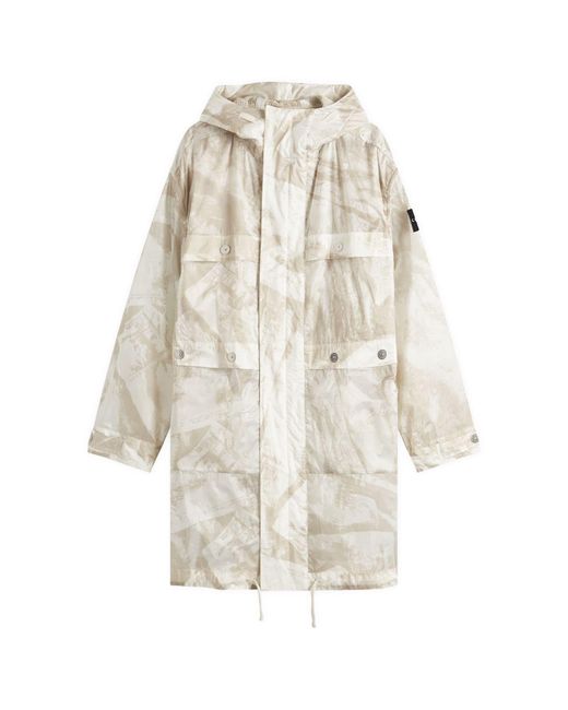 Stone Island Natural Uv-Reactive Scan Camo Ripstop Parka for men