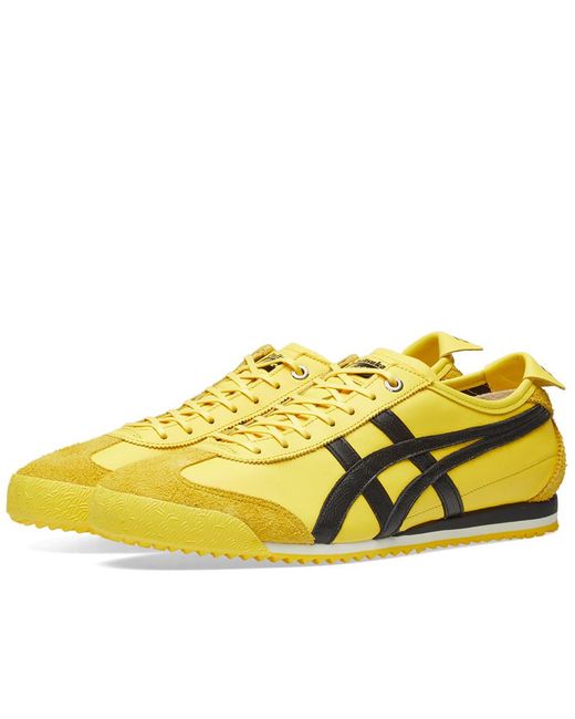 Onitsuka Tiger Leather Mexico 66 Trainers in Yellow/Black (Yellow) | Lyst  Canada