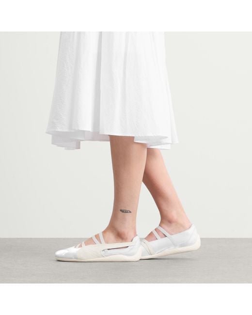 PUMA White Speedcat Ballet Sneaker