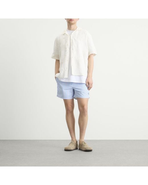 Calvin Klein Blue Drawstring Swim Shorts for men