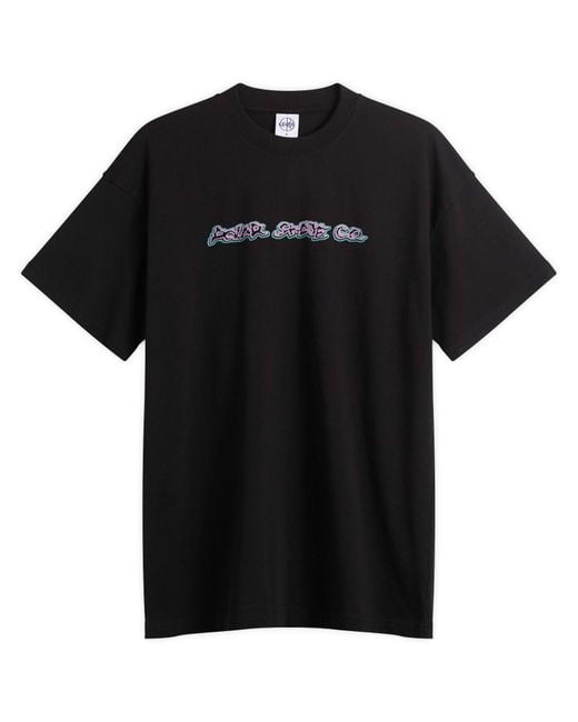 POLAR SKATE Black Lovely Day T-Shirt for men