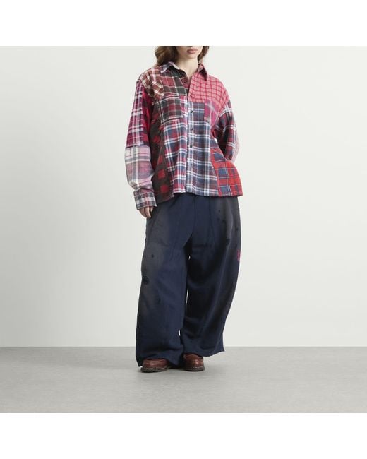 Needles Red Flannel Shirt