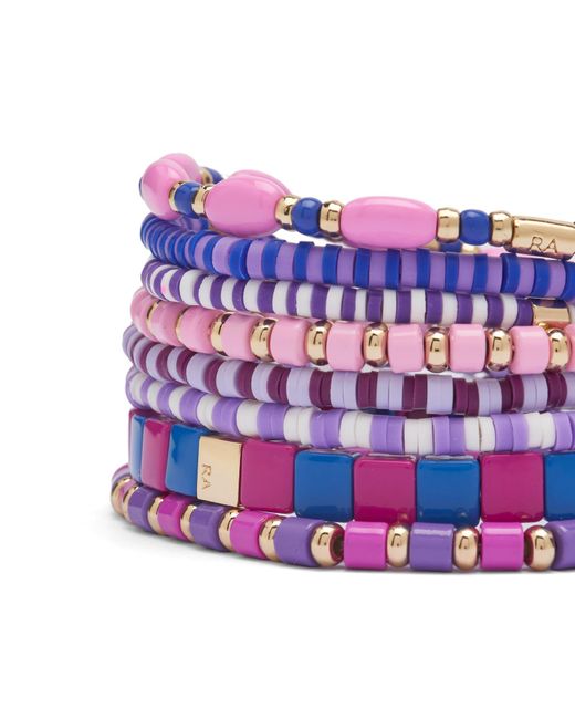 Roxanne Assoulin Purple Colour Therapy Bracelets Set