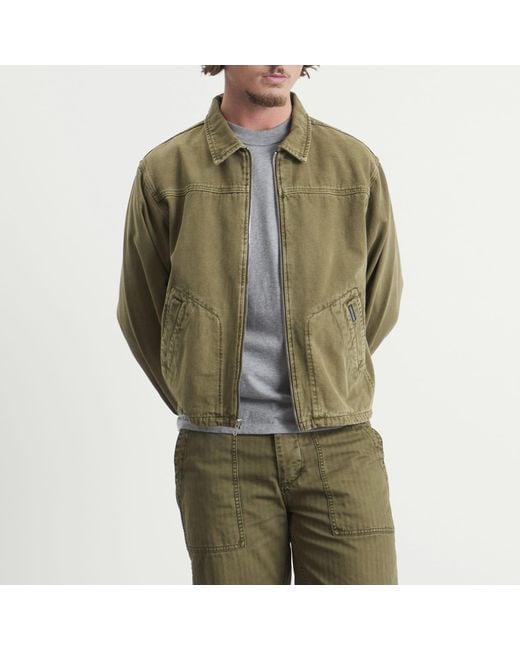 Dubbleware Green Crop Jacket for men