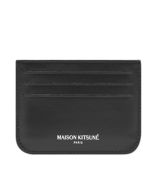 Maison Kitsuné Black Fox Head Cardholder for men