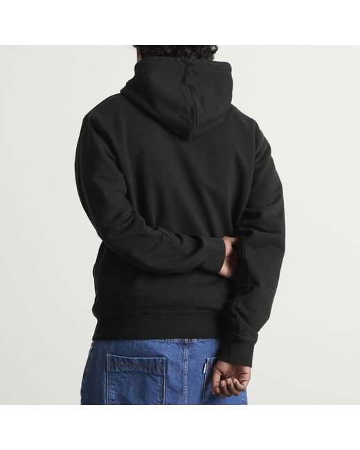 Arte' Black Collage Logo Hoodie for men