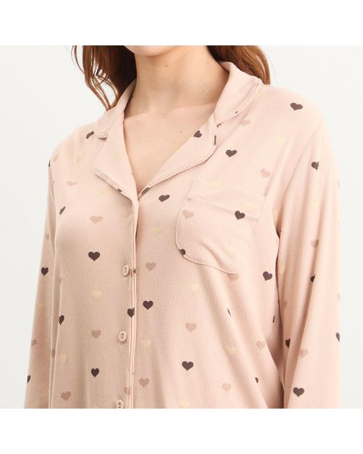 Skims Pink Soft Lounge Sleep Set