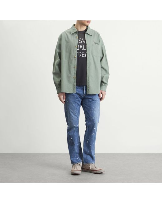 Visvim Palmer Shirt in Green for Men | Lyst