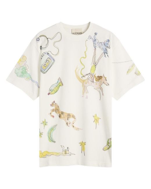 ALÉMAIS White Anouk T-Shirt
