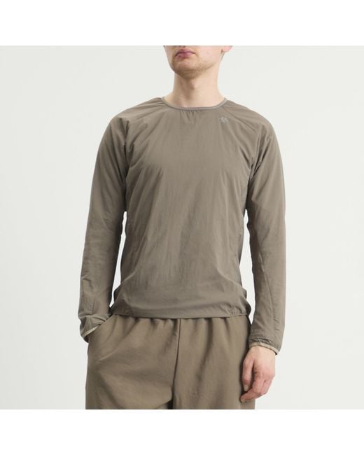 Goldwin Gray Kel Light Polartec Crew for men