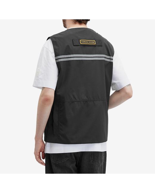 Canada Goose Black Canmore Vest for men