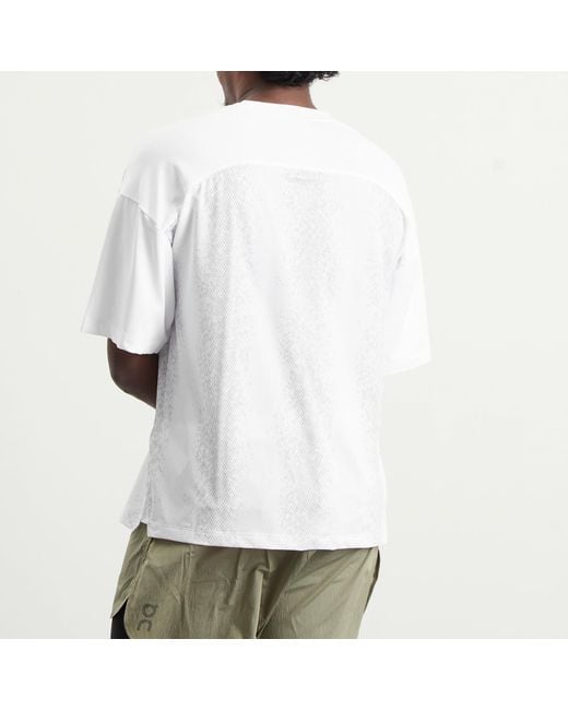 On Shoes White Performance Volt T-Shirt for men