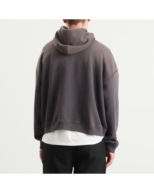 Represent Gray Rep Reverse Applique Hoodie for men