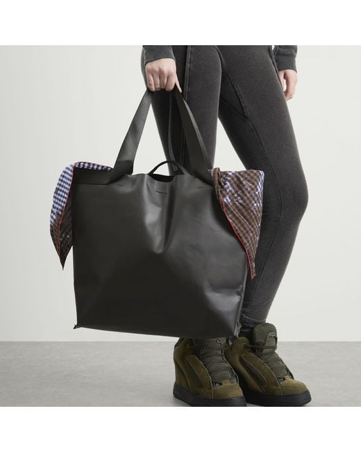 OTTOLINGER Black Pu Beach Bag