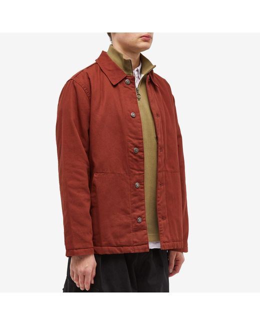 Armor Lux Red Fisherman Jacket for men